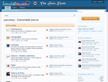 Tablet Screenshot of lancistas.com